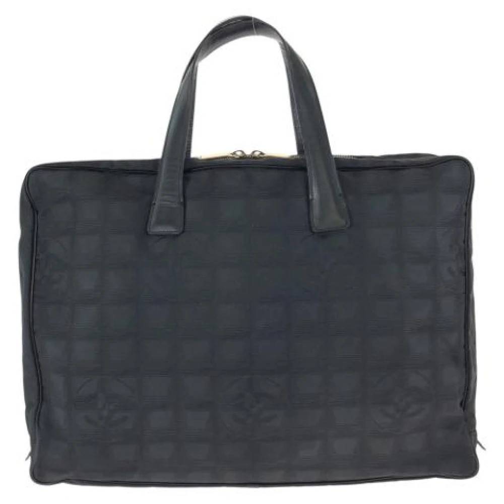 Chanel Vintage Pre-owned Vintage Tote Bag - Vintage - Dame - Sort - ONE SIZE - Læder