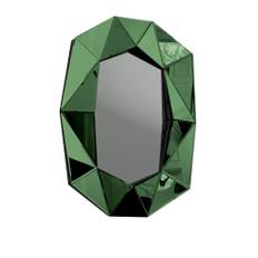 Reflections Copenhagen - Diamond Large Mirror - Emerald - Helkroppsspeglar - Andrea Larsson