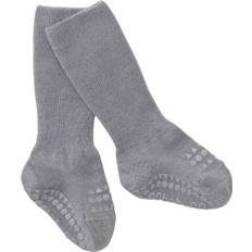 GoBabyGo Nonslip Socks in Merino Wool LV Str 27/30 Merino - Grey Melange Strømper hos Magasin