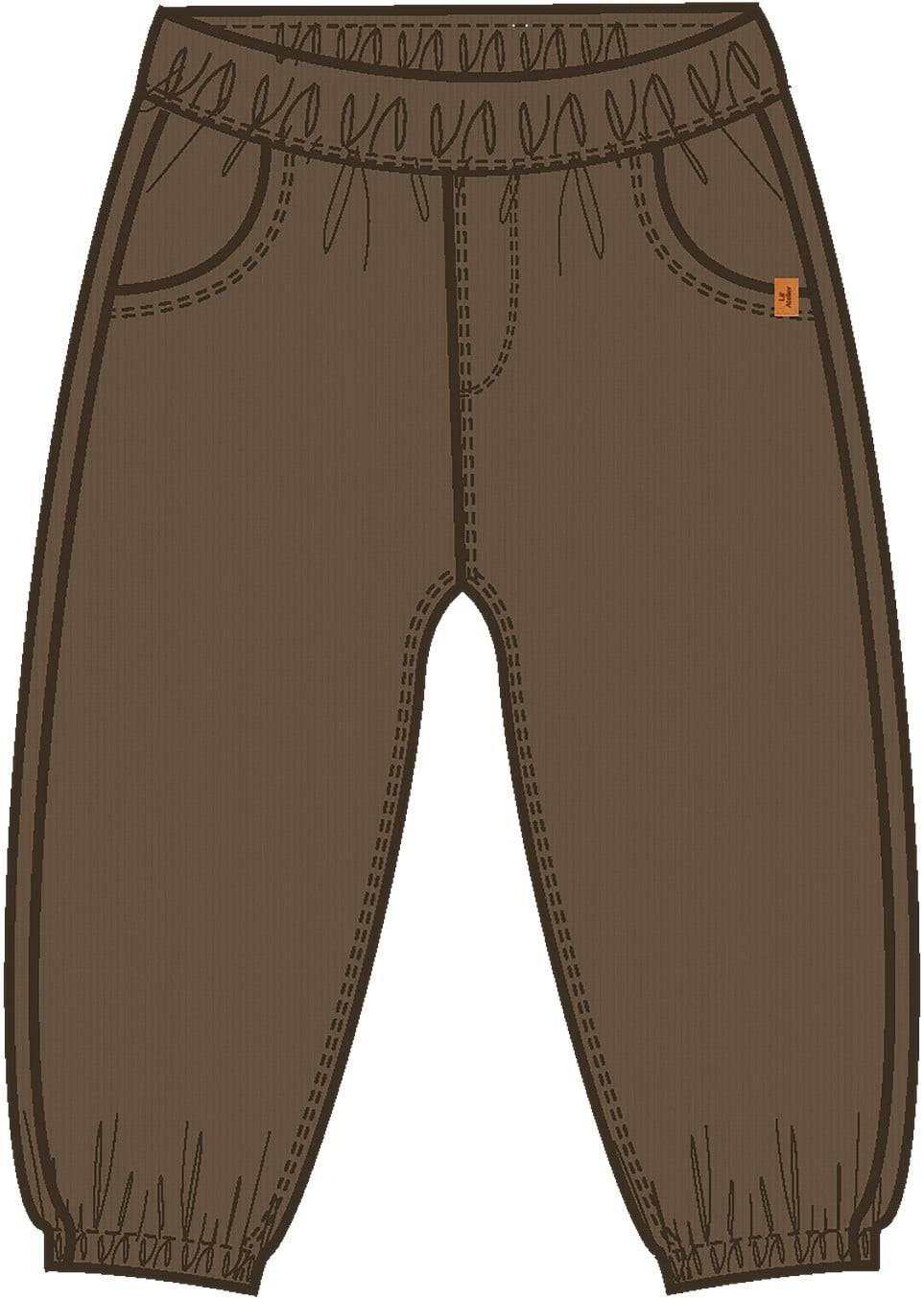 Lil' Atelier Nbmsomba Loose Cord Pant 7766so LI Str 86 - Teak Bukser hos Magasin.