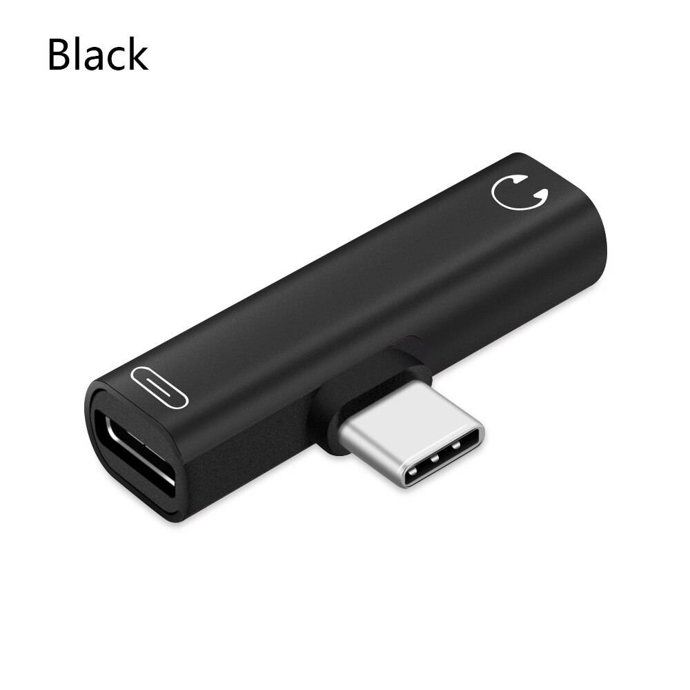 1 st metall usb typ c adapter to 3.5mm hörlurar mini jack adapter aux kabel för samsung s10 s9 huawei mate 20 snabbladdning
