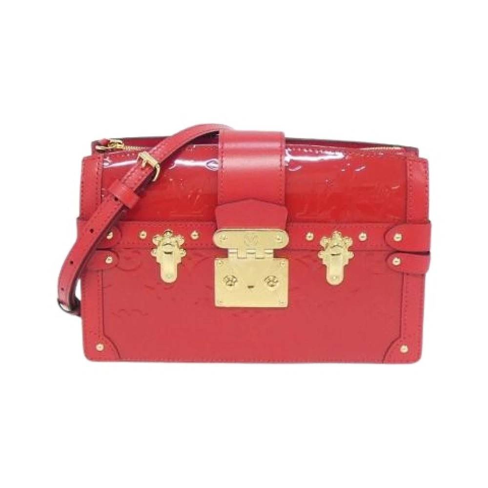 Louis Vuitton Vintage Pre-owned Vernis Trunk Clutch Skuldertaske - Vintage - Dame - Rød - ONE SIZE - Uld