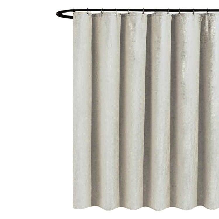 Waffle | Badeforhæng Beige - L 180 cm x H 220 cm