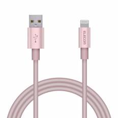 ELECOM Lightning Cable Lightning iPhone Charging Cable Aluminum Connector Semi-Heavy Duty [Compatible with iPhone 13 / 12 / SE (2nd Generation)] Apple