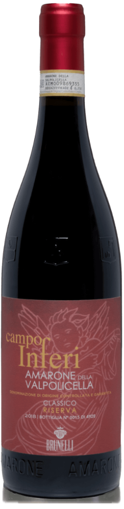 Amarone Brunelli Campo Inferi Classico DOC Riserva 2018.