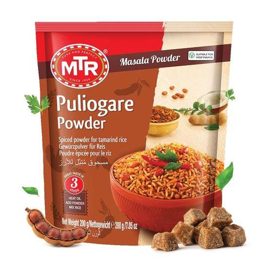 MTR Puliogare Pulver | Traditionella Masalas | Tamarindris Masala | 200g