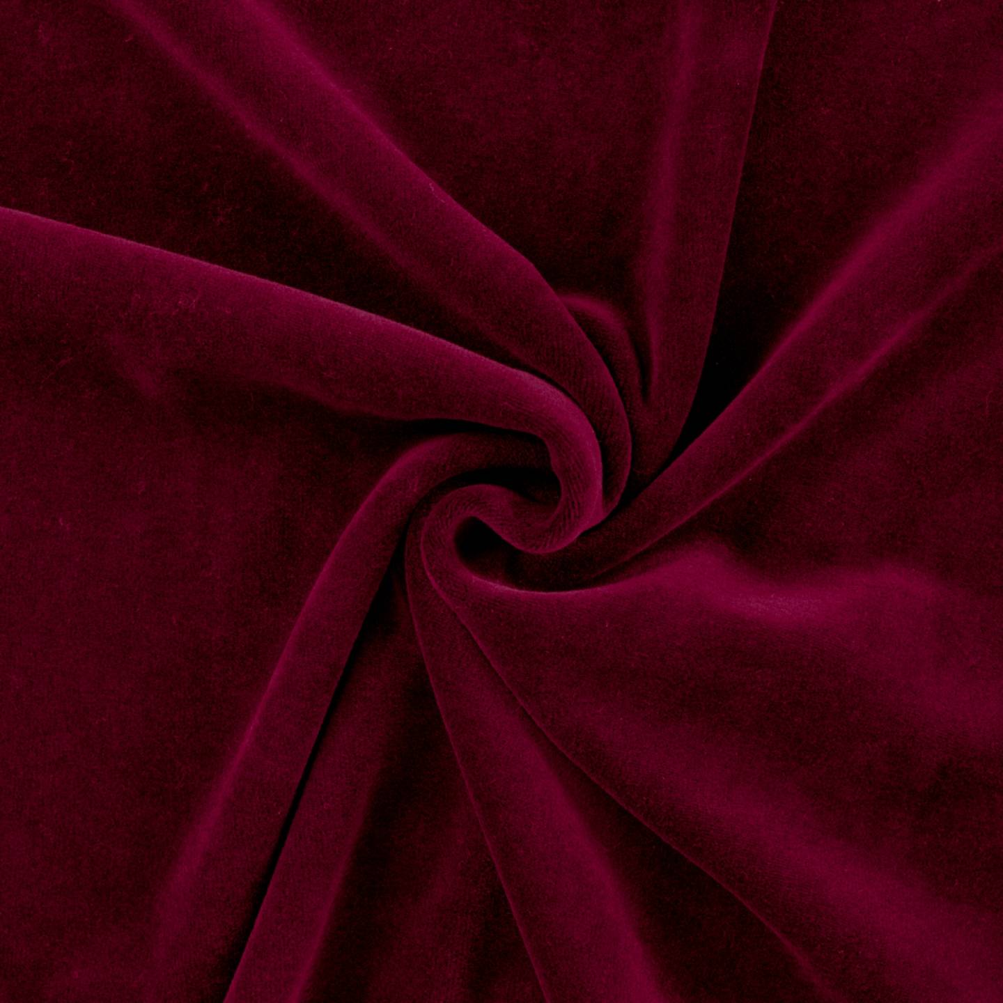 Velour/Plysch - Bordeaux