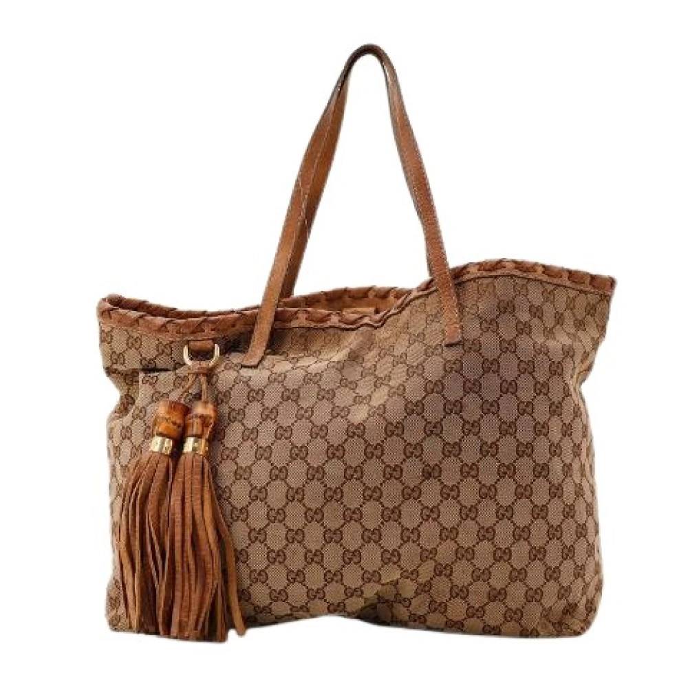 Gucci Vintage Pre-owned Tote Bella - Vintage - Dame - Brun - ONE SIZE - Uld