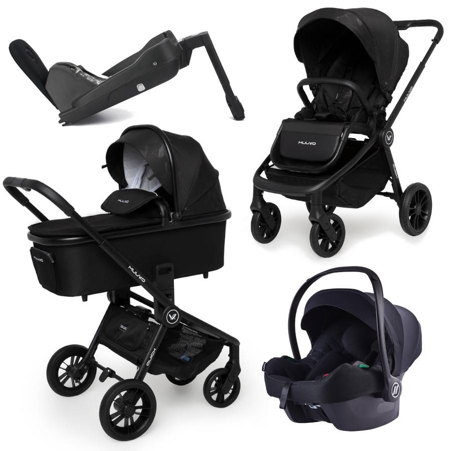 Muuvo Quick stor barnvagnspaket 4i1 i-size