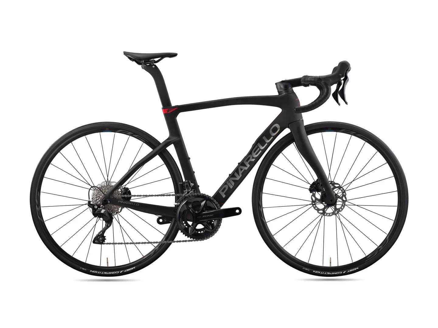 Pinarello F1 2026 - Shimano 105 2x12sp - Shimano 105 WH-RS710-C32 - 064 / 500 / Carbon Red Matt (500)