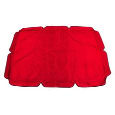 Swing Canopy 600D Silver Coated Oxford Cloth Waterproof Swing Top Cover for Outdoor Black röd