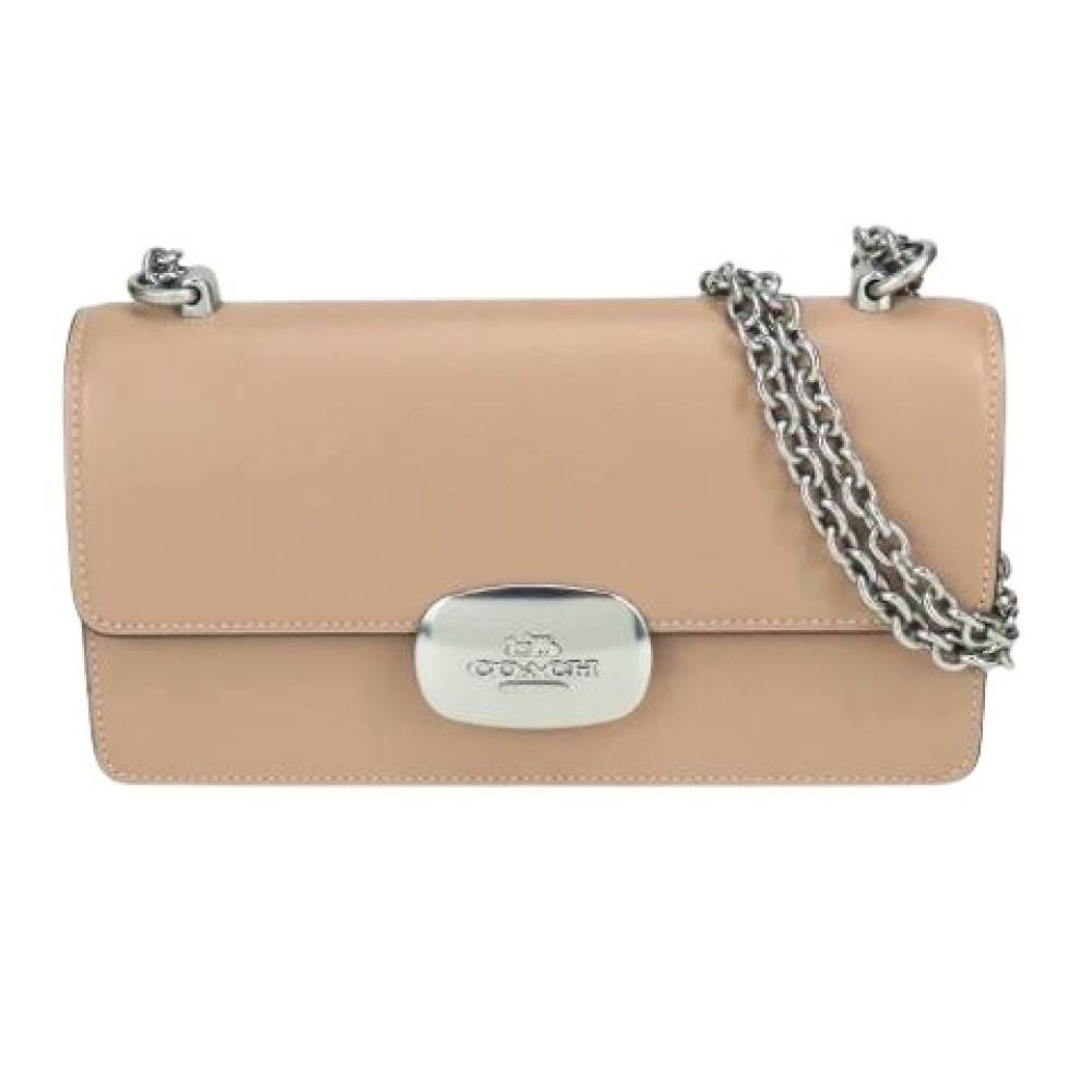 Coach Pre-owned Pre-owned Skuldertaske - Vintage - Dame - Beige - ONE SIZE - Uld