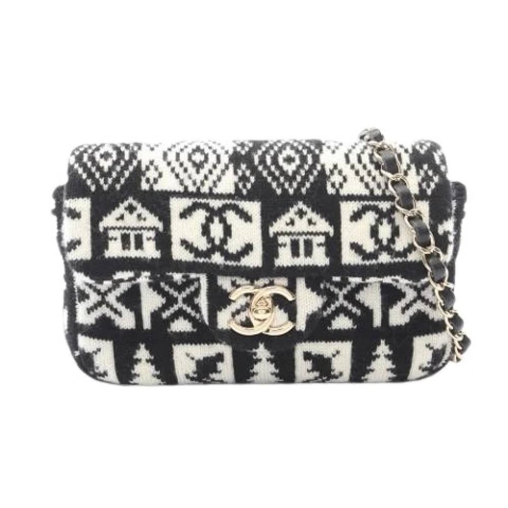 Chanel Vintage Pre-owned Vintage Skuldertaske - Vintage - Dame - Flerfarvet - ONE SIZE - Uld