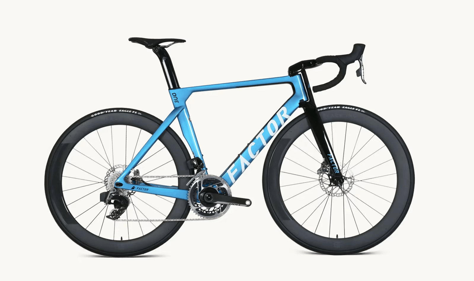 Factor One 2024 Frameset - 021 / 46 / blu acqua