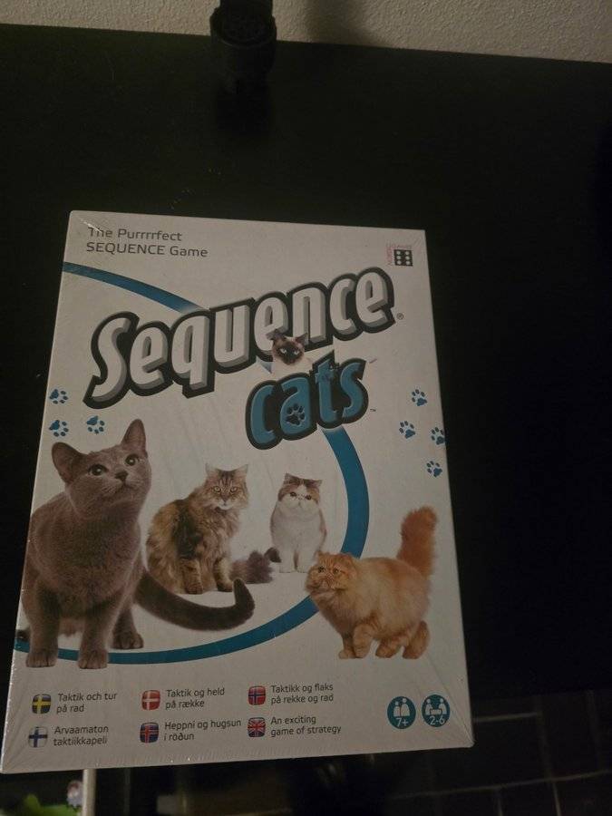 Sequence Cats Brädspel obruten förpackning