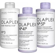 Olaplex Blonde Enhancer Bundle No.4P Shampoo 250 ml & No. 5P Conditioner 250 ml & No.3 250 ml