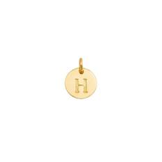 Berlock Mini Letter Guld H