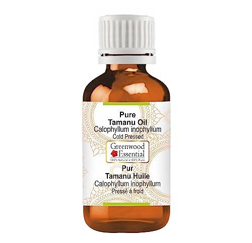 Greenwood Essential Ren Tamanu Olja (Calophyllum inophyllum) 100% Naturlig Terapeutisk kvalitet kallpressad för personlig vård 30ml (1oz)