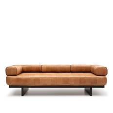 de Sede - DS-80 Sofa, Leather Cat. Select Col. Olive - Soffor - De Sede Design Team - Grön