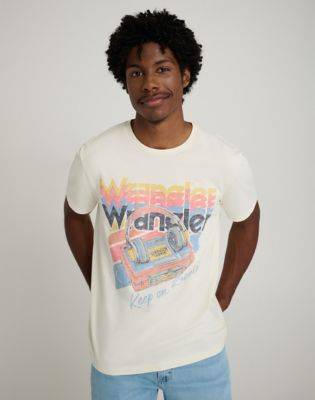 Wrangler Wrangler® X Stranger Things ™ Keep On Runnin Tee Marshmallow Size XL