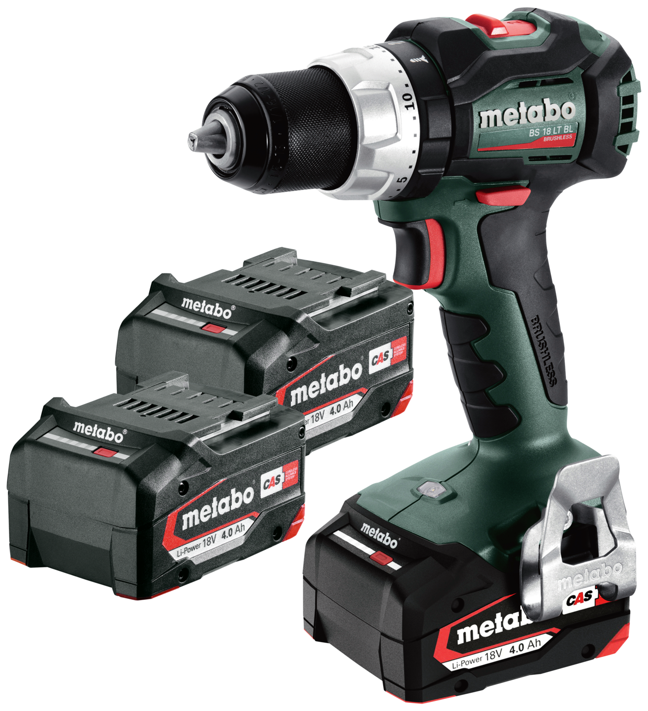 Metabo BS 18 Akku-boremaskine 18V M/3 Batterier