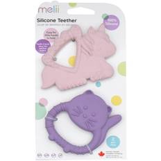 Melii Teethers bitring Unicorn & Cat 2 st.