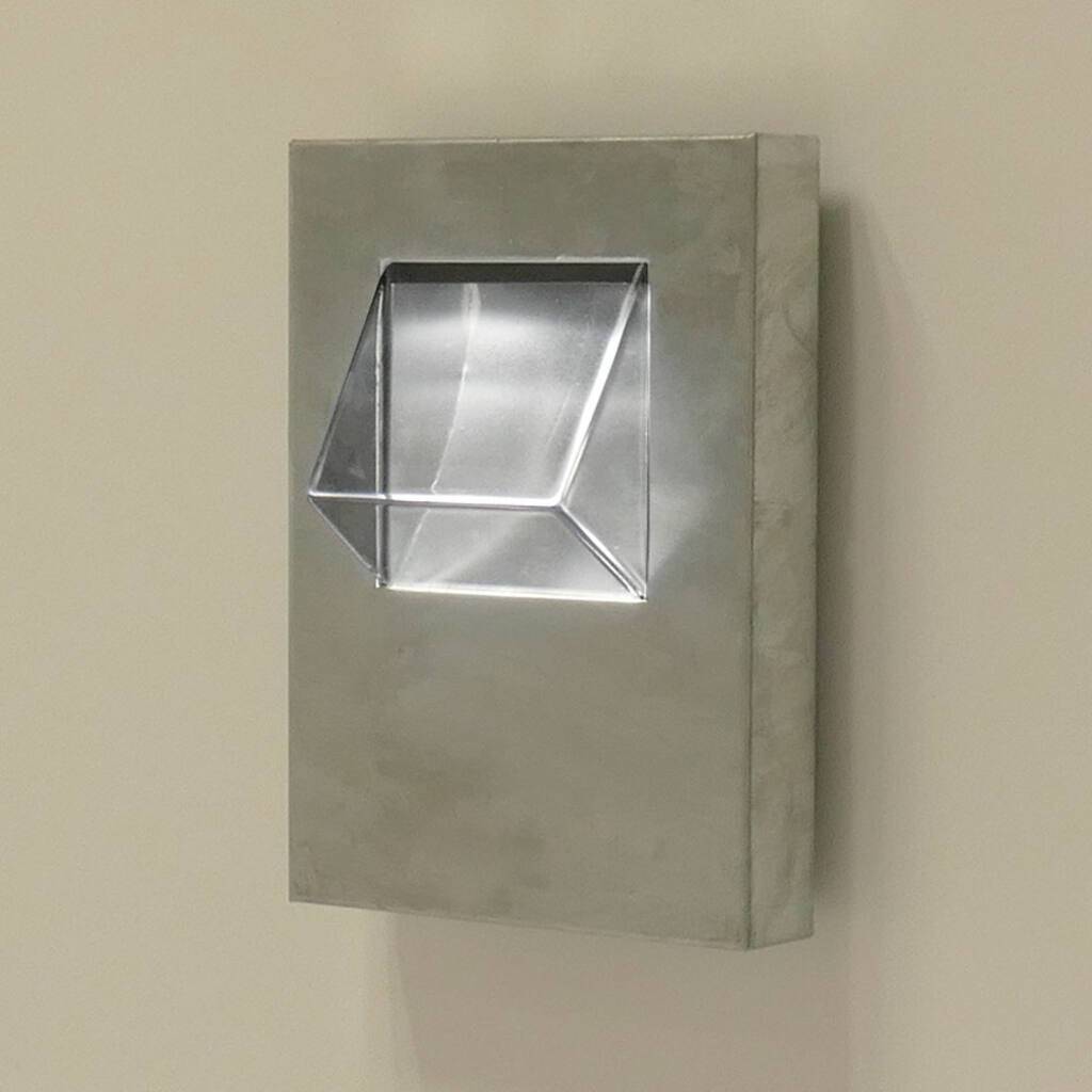 MarkLED udendørs væglampe david Super Light - Galvaniseret / Warm hvid