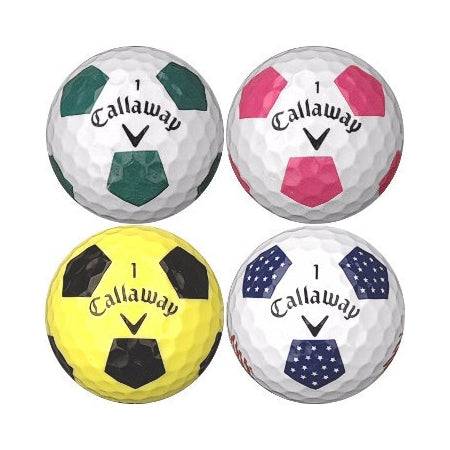 Callaway Chrome Soft X Truvis Truvis Mix (Vit & gul) / C
