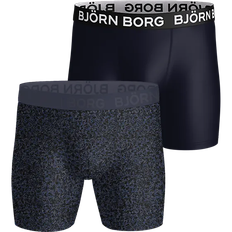 Björn Borg M Sports Microfiber Boxer 2p Underkläder Navy - Small
