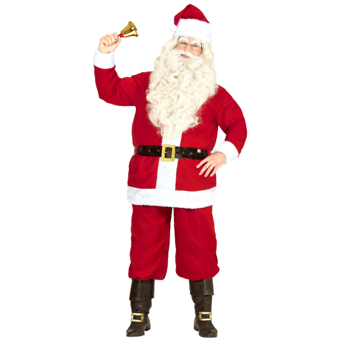 Julemandskostume - 4 dele.