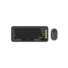 Logitech POP Icon Combo - Tastatur & Mus sæt - Tysk - Grå