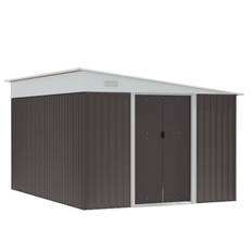 Redskabsskur Metal 2,8 x 3,45 x 2,01 m Grå