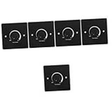 Gatuida 5St Rv Lågspänningsdimmer LED Ljus Dimmer Strömbrytare För Dimmer Strömbrytare Rv Ljus Strömbrytare Dimmer Strömbrytare För Trailer Rv Ljus Dimmer Strömbrytare 12 Volt Belysning