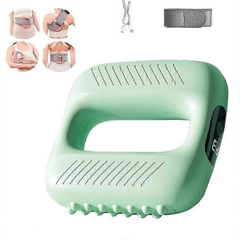 (Green) Deep Tissue Percussion Muscle Massage Gun for Women, Vibration Massager Ring for Muscle Relaxation & Fat Burning