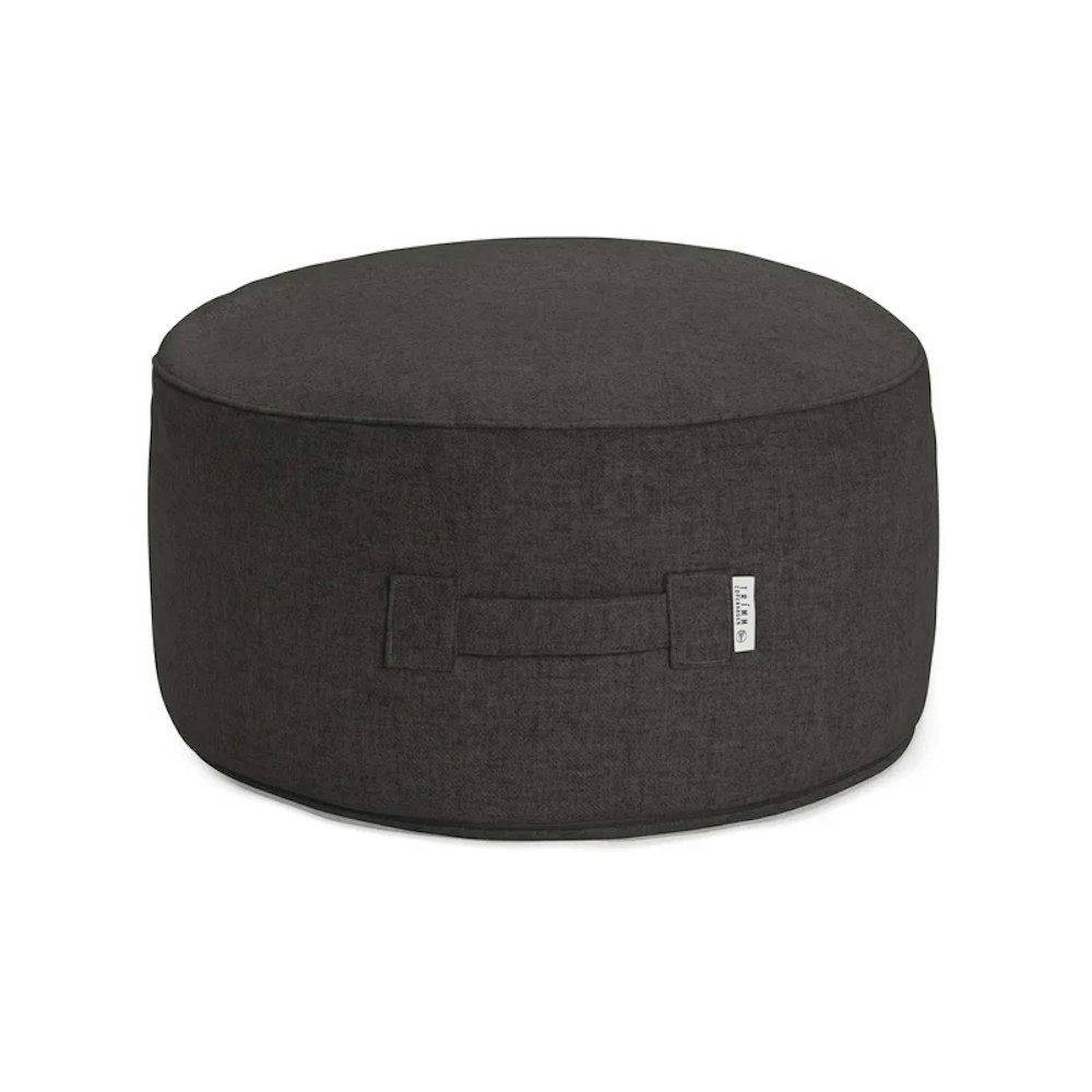 TRIMM Copenhagen Tiny Moon Wool Pouf Antracite