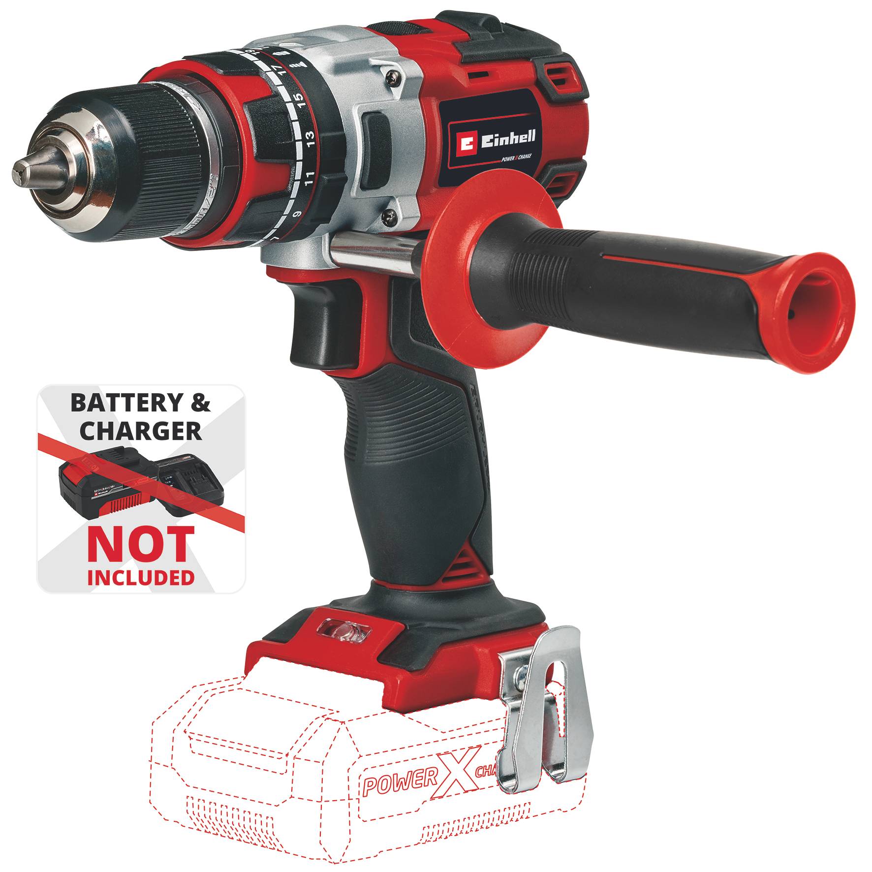 Einhell Cordless Impact Drill, TP-CD 18/80 Li-i BL - Solo