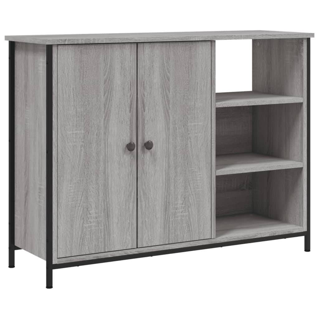 vidaXL Skänk grå sonoma 100x33x75 cm konstruerat trä