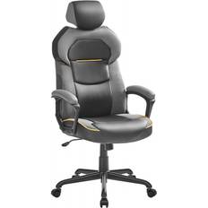 Kontorstol / Gaming stol Justerbar nakkestøtte 150 kg Sort