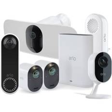 Arlo Ultra 2 2-pack + Video Doorbell + Indoor Cam + Pro 3 Floodlight + Chime