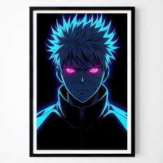 People & Portrait Poster: Silhouette Anime by Valent rick