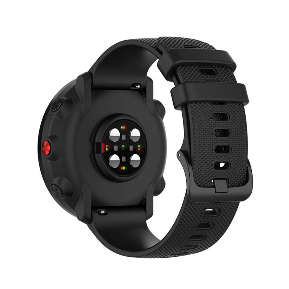 LG G Watch W100 / LG G Watch W110 - Silikone urrem 22mm - Sort