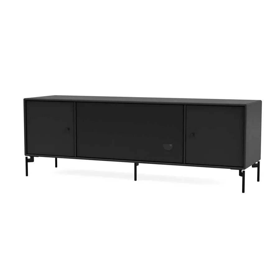 TV & Sound modul Octave III, SI13 medium, inkl. ben fra Montana Black / Krom - Jacobsen Plus