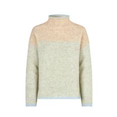 Herrin Strik Rullekrave T-Neck Starlight Blue