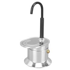 Single Tube Moka Pot 1 kopp 50ml aluminiumlegering pip spishäll italiensk kaffebryggare för utomhusbruk L