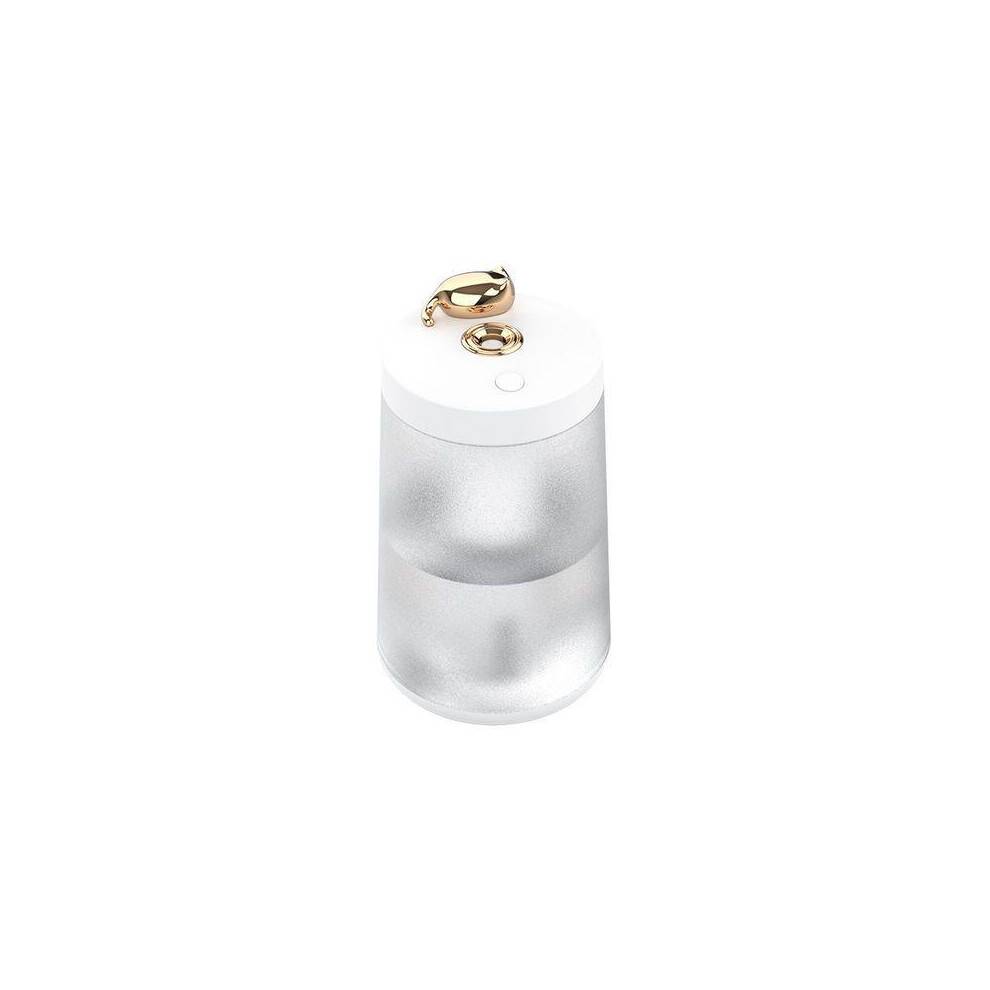 Bærbar mini-luftfugter til skrivebordet, to niveauer af damp for personlig komfort, 400 ml vandtank, der holder op til 12 timer, stille drift for