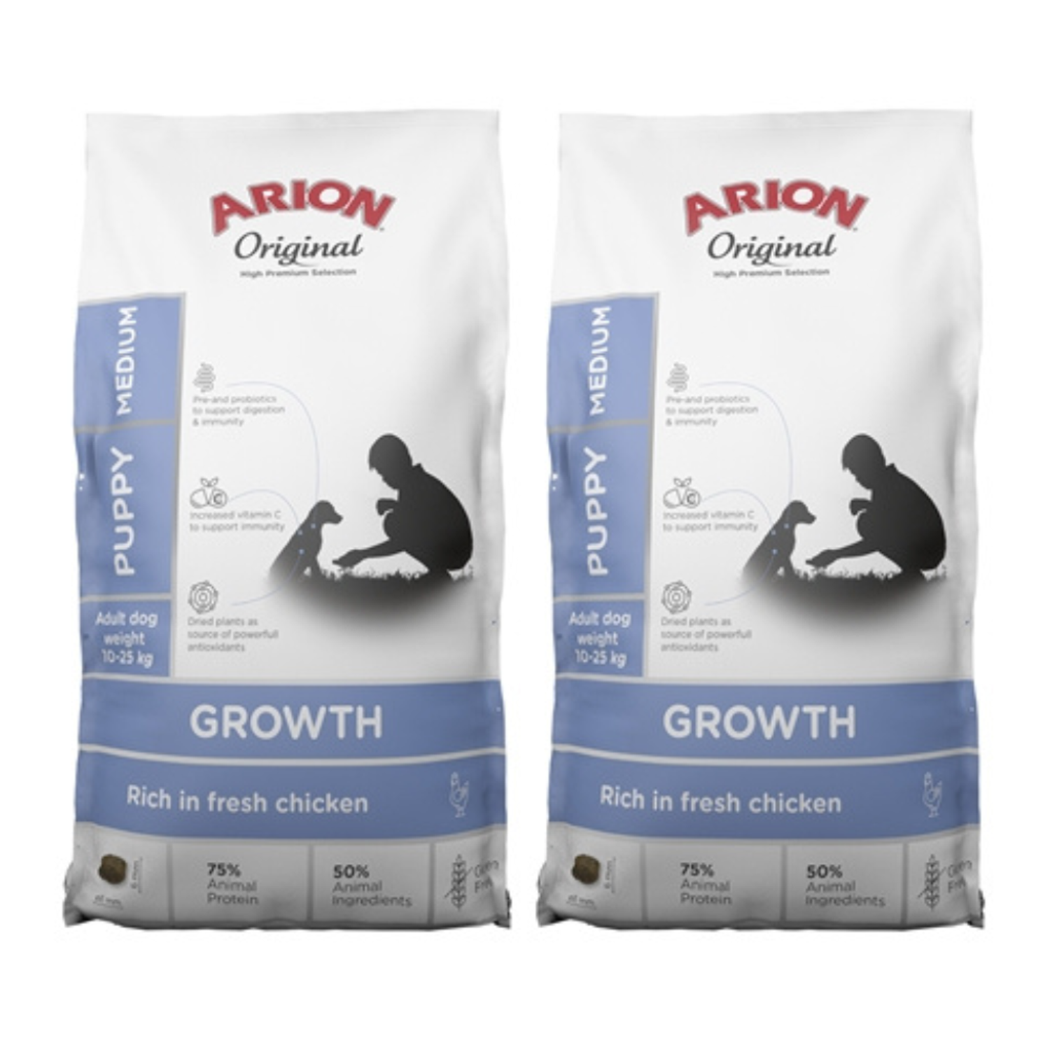 ARION Original Growth Chicken Medium - 2 x 12 kg