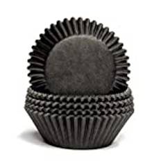 Miss Bakery's House® Bakformar för papper – standard – svart – 75 stycken – för bakning i ugnen