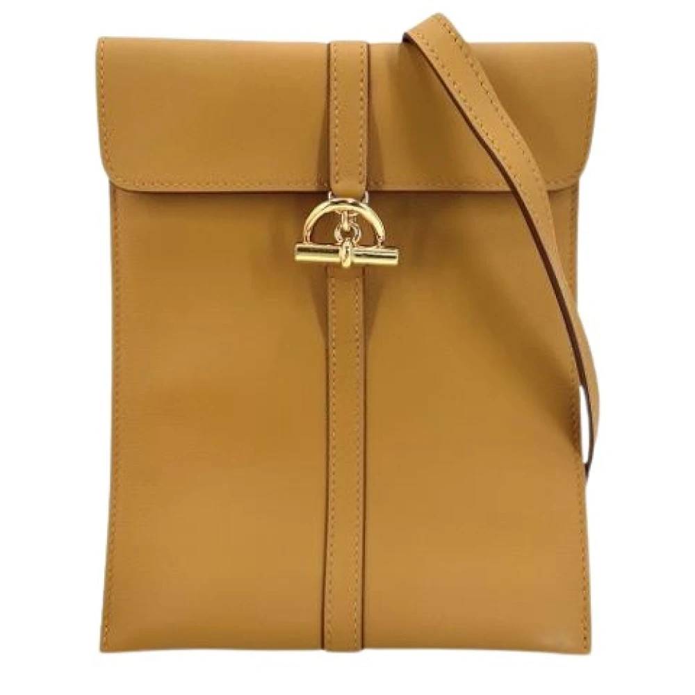 Hermès Vintage Pre-owned Vintage Skuldertaske - Vintage - Dame - Brun - ONE SIZE - Uld