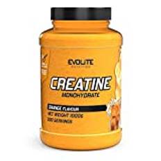 Evolite Nutrition Creatine Monohydrate 1 kg - Smak Kreatinpulver - Kreatinmonohydratpulver som Pre Workout Booster - Kreatinmonohydrat - Smakpulver utan kalorier med taurin