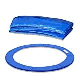 VA-Cerulean kantskydd för studsmatta, inramning, fjäderskydd, kantskydd, säkerhetsmatta, skyddsdyna för Ø 366 cm, studsmatta, reservdelar tillbehör, anti-UV slitstark blå